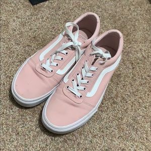 Pink Vans! Size 9.5 Women